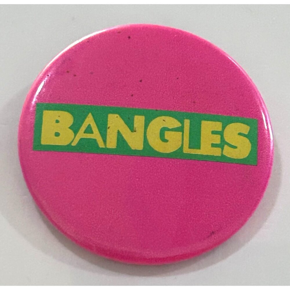 Vintage Bangles Music Band Different Light Tour Button 1986 Rock N Roll
